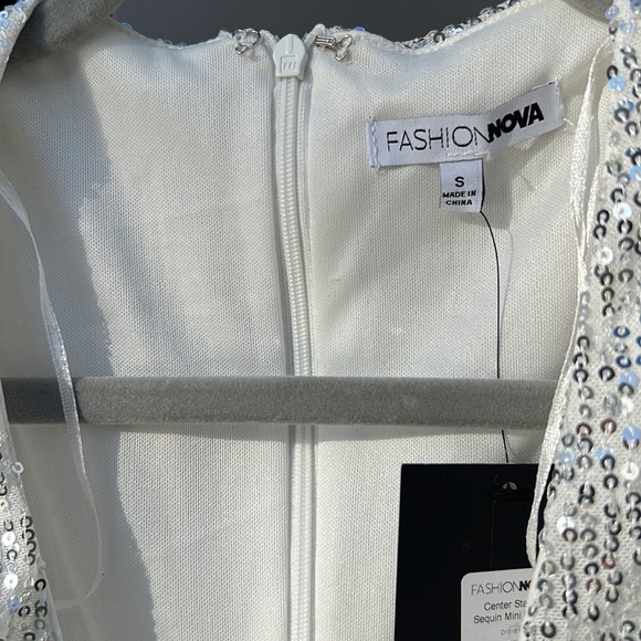 Fashion Nova - Center Stage Sequin Mini Dress NWT 🏷️ - Picture 5 of 8